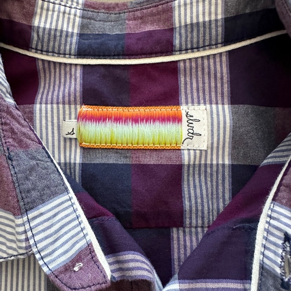 SLVDR Mens Short Sleeve Button Down Shirt Size Small - Picture 3 of 4